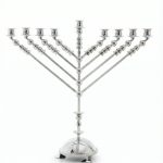 חנוכיית 770 צבע כסף